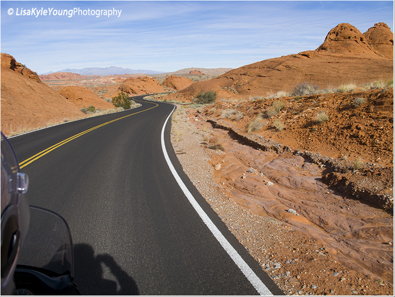 Driving to White Domes Valley of Fire