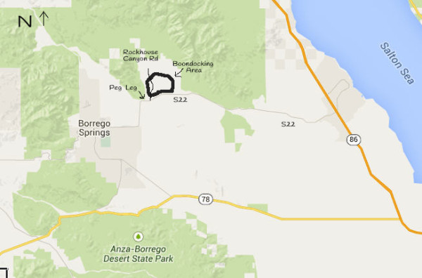 Clark Dry Lake Borrego Springs California